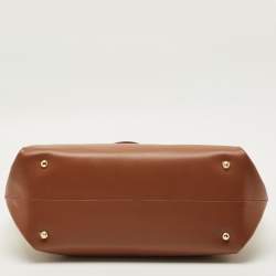 مملوكة مسبقًا DeMellier Brown/Natural Canvas and Leather The Tokyo Tote