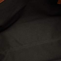 مملوكة مسبقًا DeMellier Brown/Natural Canvas and Leather The Tokyo Tote