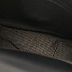 DeMellier Black Leather Flap Crossbody Bag