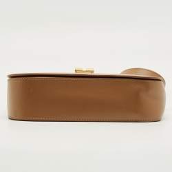 Pre Owned DeMellier Brown Leather Vancouver Shoulder Bag