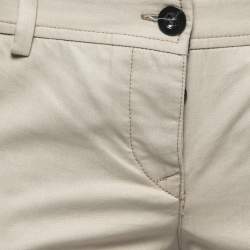 Pre Owned D&G Beige Cotton Capri Pants M