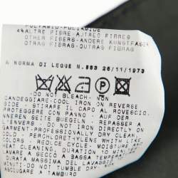 Pre Owned D&G Black Satin Capri Pants M