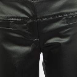 Pre Owned D&G Black Satin Capri Pants M