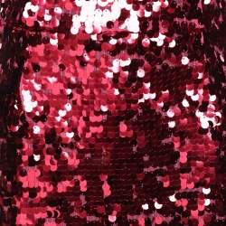 Pre Owned D&G Pink Sequin Embellished Dress S