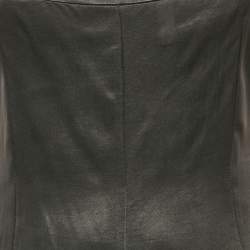 Pre Owned D&G Black Crepe Sleeveless Midi Dress M