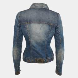 D&G Blue Denim Button Front Jacket S