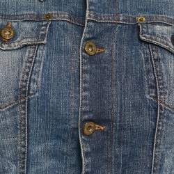 D&G Blue Denim Button Front Jacket S