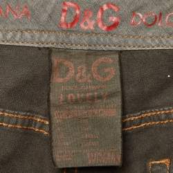 D&G Brown Corduroy Lovely Regular Fit Jeans M/Waist 34"