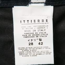 Pre Owned D&G Black Logo Print Denim Flared Jeans M Waist 28"