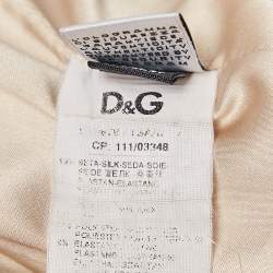 Dolce & Gabbana Multicolor Floral Print Cotton/Silk Top and Pants Set M