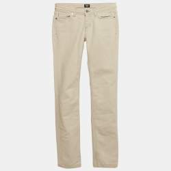 D&G Cream Denim Tight Fit Jeans S Waist 30"