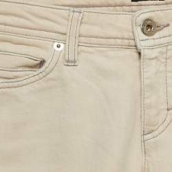 D&G Cream Denim Tight Fit Jeans S Waist 30"