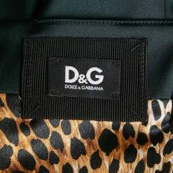 D&G Green Satin Strappy Short Dress S