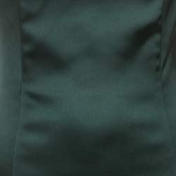 D&G Green Satin Strappy Short Dress S