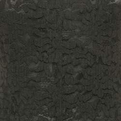Pre Owned Dolce & Gabbana Black Lace Sleeveless Mini Dress M