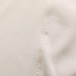 Pre Owned D&G Cream Jersey Satin Top L