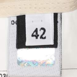 Pre Owned D&G Beige Gabardine Belted Trench Coat M