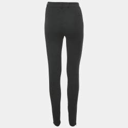 Pre Owned D&G Black Viscose Blend Stretch Slim Fit Trousers S 