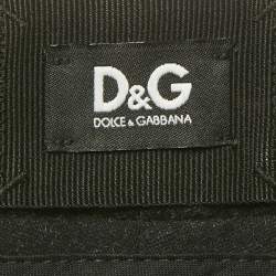 Pre Owned D&G Black Viscose Blend Stretch Slim Fit Trousers S 