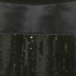 Pre Owned D&G Black Sequin & Satin Pencil Skirt XS