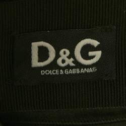 Pre Owned D&G Black Sequin & Satin Pencil Skirt XS