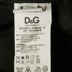 Pre Owned فستان دولتشي أند غابانا دانتيل أسود بلا أكمام قصير ميديوم