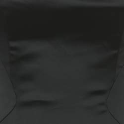 مملوكة مسبقًا D&G Black Satin Strappy Sheath Dress S