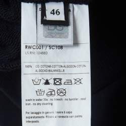 Pre Owned D&G Navy Blue Jersey "Change Your View" Hoodie L