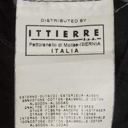 Pre Owned D&G Black Denim Button-Front Jacket M