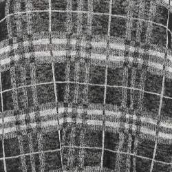 مملوكة مسبقًا سويت شيرت دولتشي أند غابانا كاروهات مونوكروم تريكو شبه شفاف مقاس متوسط (ميديام)