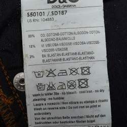 Pre Owned D&G Vintage Indigo Dark Wash Denim Lovely Jeans M