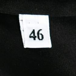 Pre Owned D&G Multicolor Sequin Printed Silk Chiffon Midi Dress L