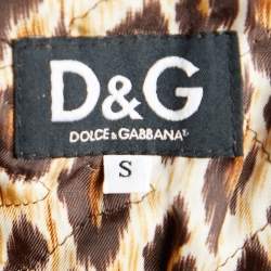 D&G Blue Denim Button Front Jacket S