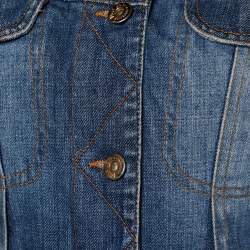 D&G Blue Denim Button Front Jacket S
