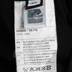 Pre Owned D&G by Dolce & Gabbana Black Mesh Lace Overlay Bustier Top S