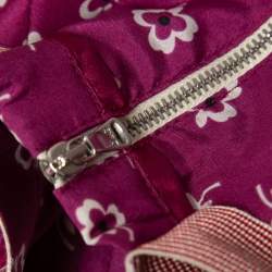 D&G by Dolce & Gabbana Pink Printed Silk Mini Skirt S