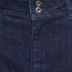 Pre Owned D&G Blue Denim Pencil Skirt L