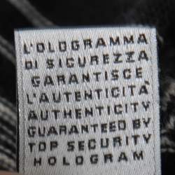 Pre Owned D&G Monochrome Knit Dress L