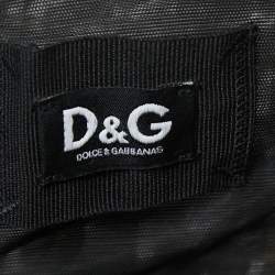 D&G Black Silk Ruffled Belted Strapless Mini Dress M