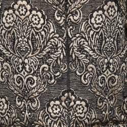 Pre Owned D&G Black & Gold Brocade Oversized Coat M