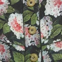 Pre Owned D&G Multicolor Floral Print Silk Mini Dress S