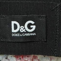 Pre Owned D&G Multicolor Floral Print Silk Mini Dress S