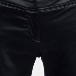 Pre Owned D&G Black Satin Slim Fit Trousers S