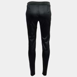 Pre Owned D&G Black Satin Slim Fit Trousers S