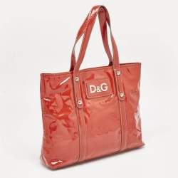 D&G Red Patent Leather Estelle Tote