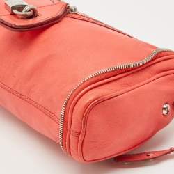 D&G Brick Red Leather Vilma Crossbody Bag