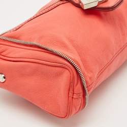 D&G Brick Red Leather Vilma Crossbody Bag
