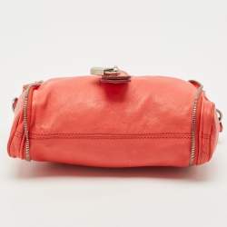 D&G Brick Red Leather Vilma Crossbody Bag