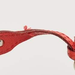 D&G Brick Red Leather Vilma Crossbody Bag