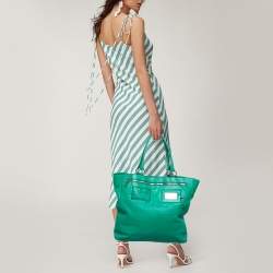 D&G Green Leather Ania Tote